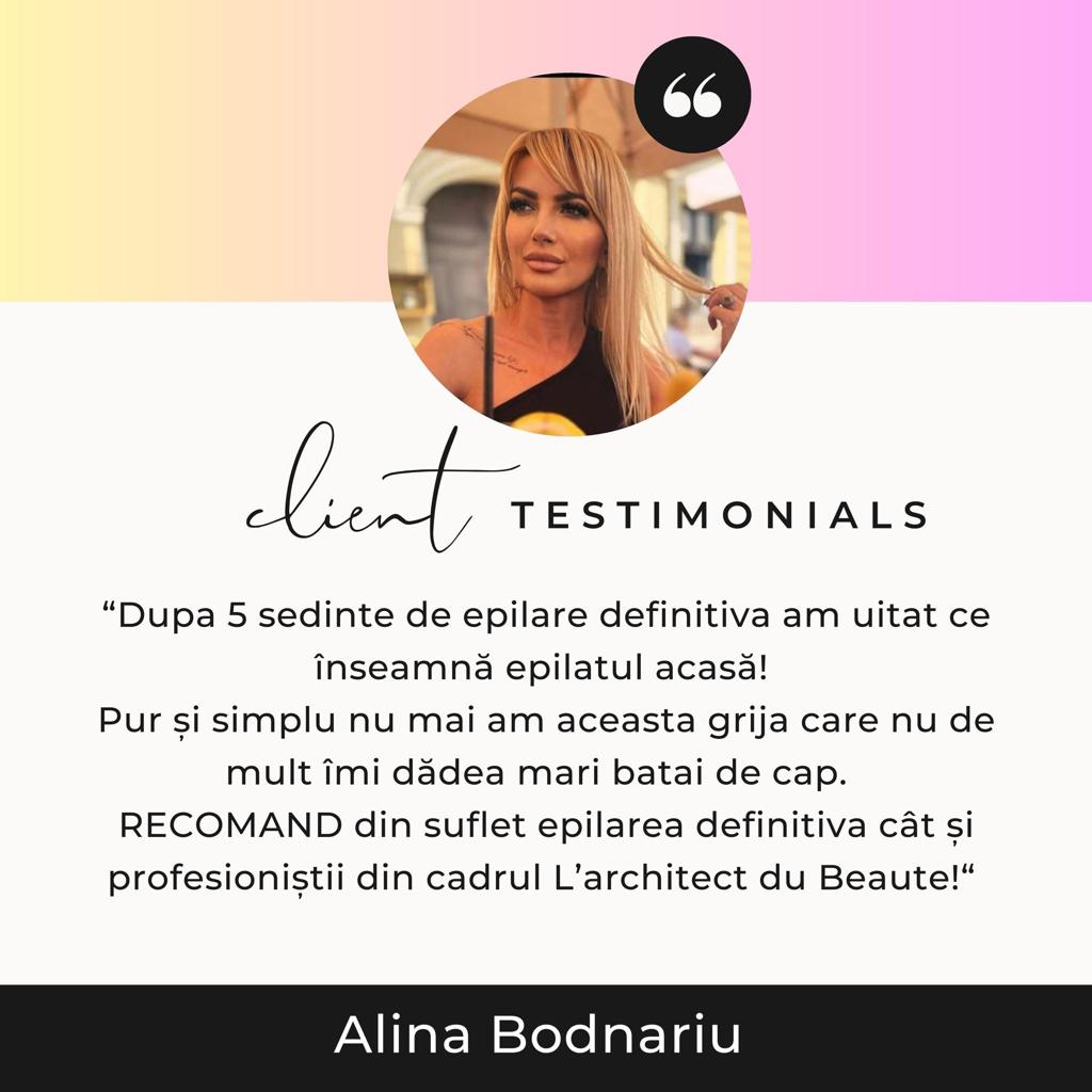 Testimonial Alina